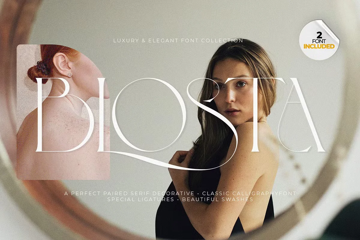Blosta Font Family Free Download - Fontfreebie