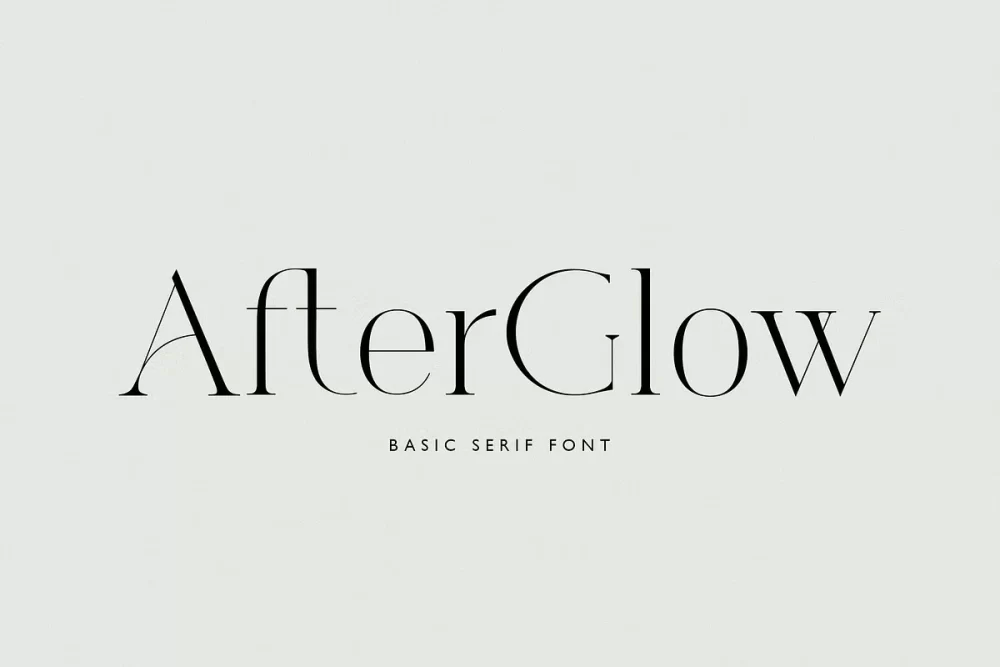 Afterglow Font