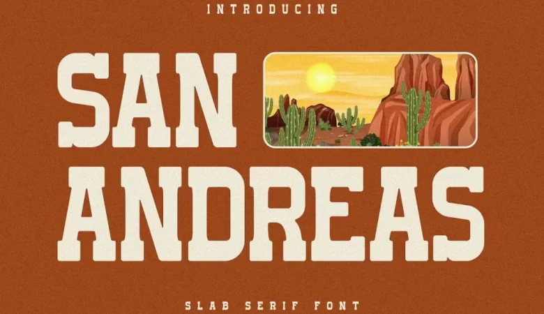 San Andreas Font