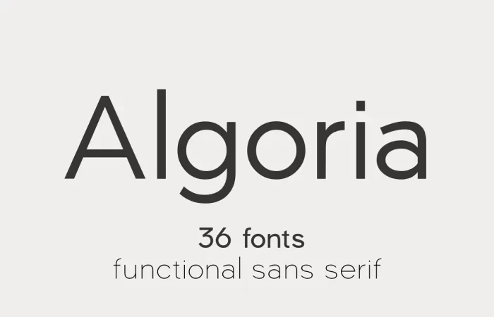 Algoria Font