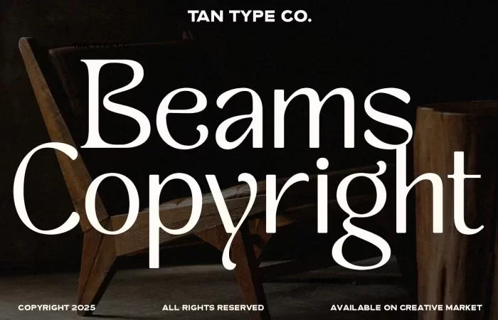 TAN BEAMS Font