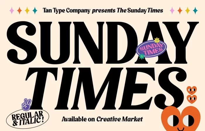 Tan Sunday Times Font
