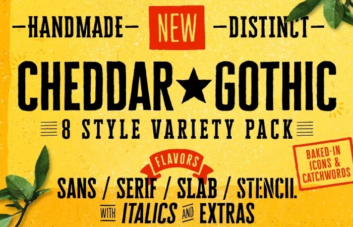 Cheddar Gothic Font