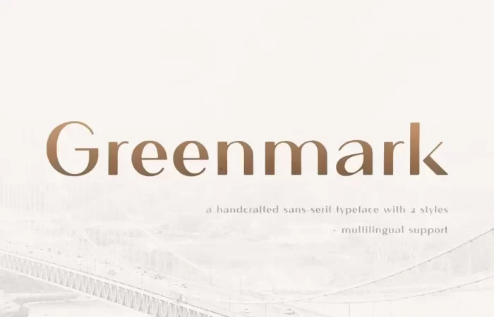 Greenmark Font
