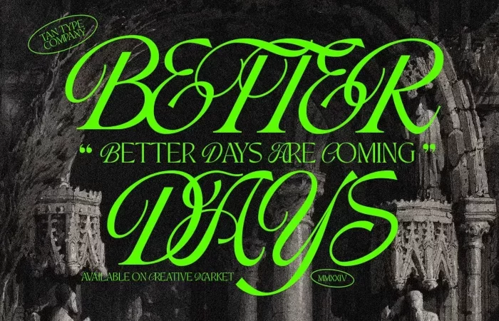 Tan - Better Days Font