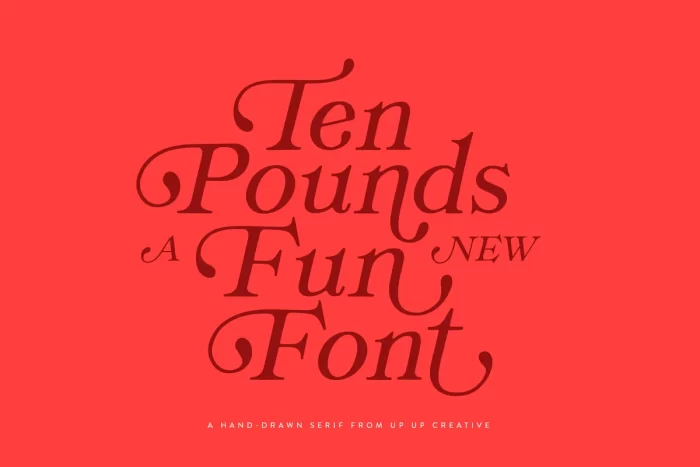 Ten Pounds Font