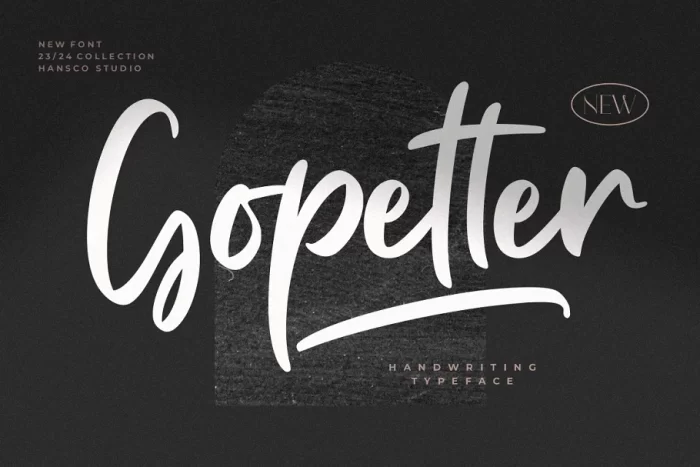 Gopetter Font