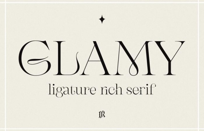 Glamy Font