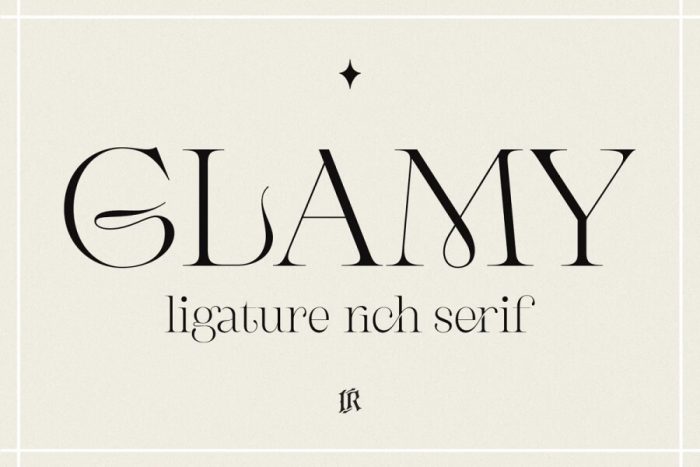 Glamy Font