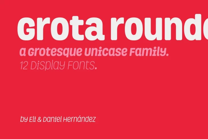 Grota Rounded Font