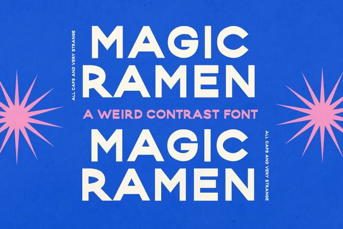 Magic Ramen Font