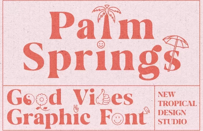 Palm Springs Font