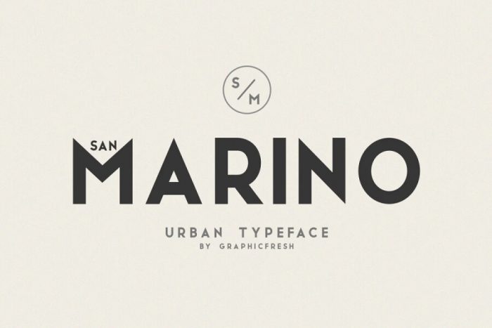 San Marino Font