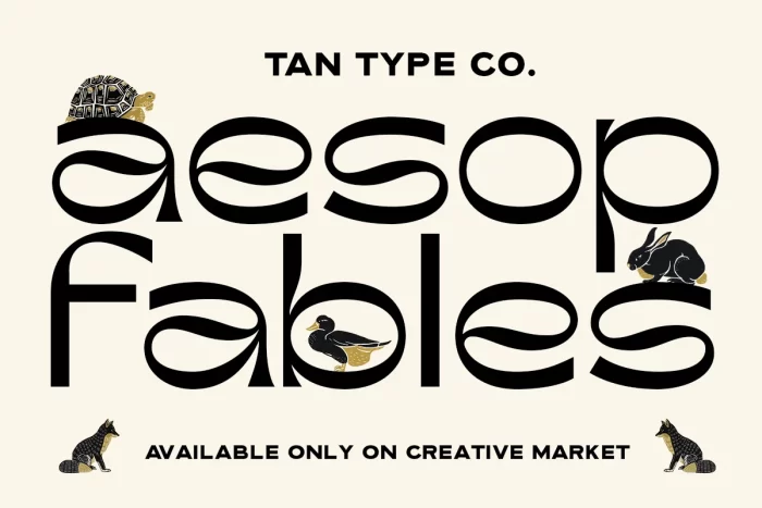 Tan Aesop Font