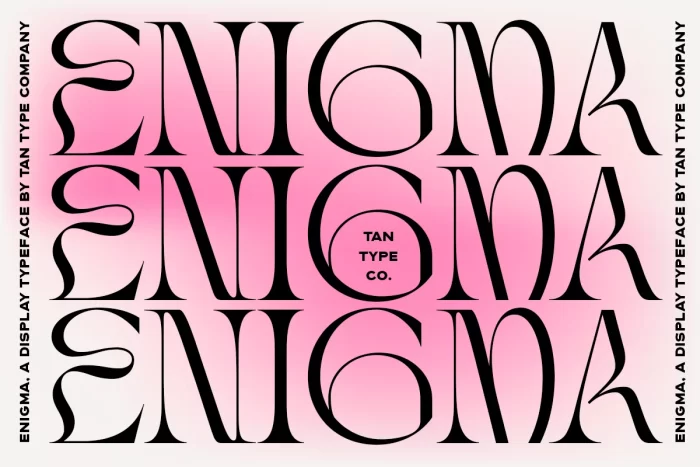 Tan Enigma Font