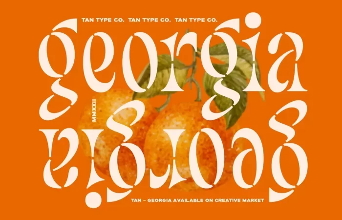 Tan Georgia Font