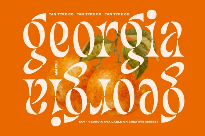 Tan Georgia Font