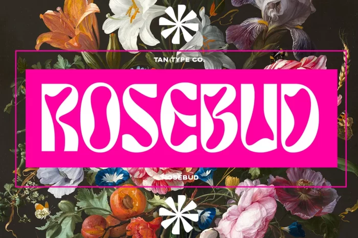 Tan Rosebud Font