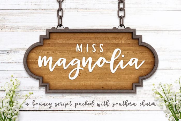 Miss Magnolia Font