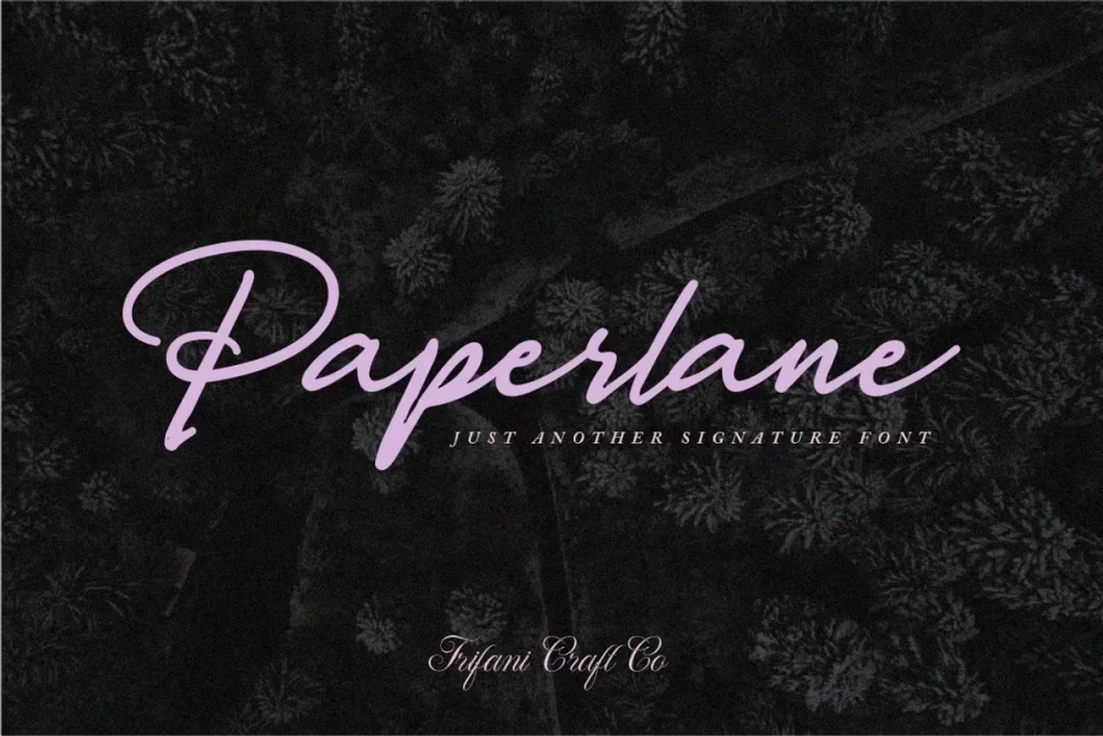 Paperlane Font 1 - Fontfreebie Paperlane Font
