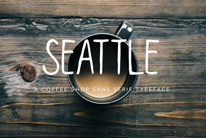 Seattle Font 1 - Fontfreebie Seattle Font