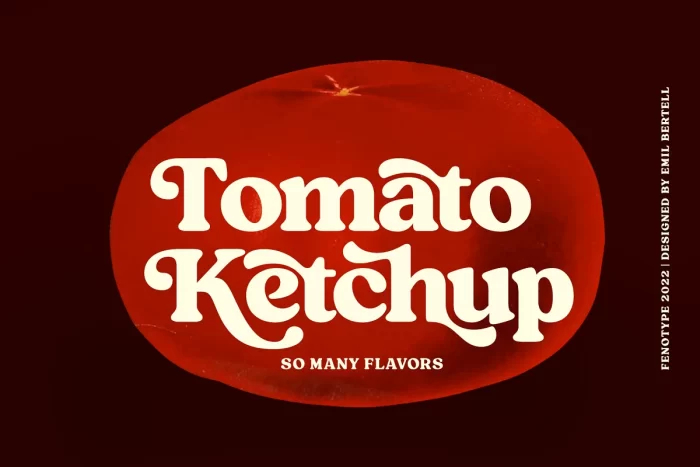 Tomato Ketchup Font
