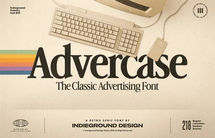 Advercase Font