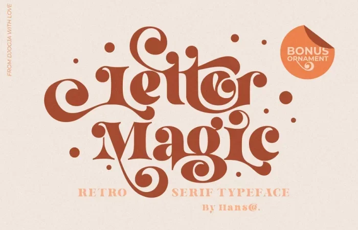 Letter Magic Font 6 - Fontfreebie Letter Magic Font