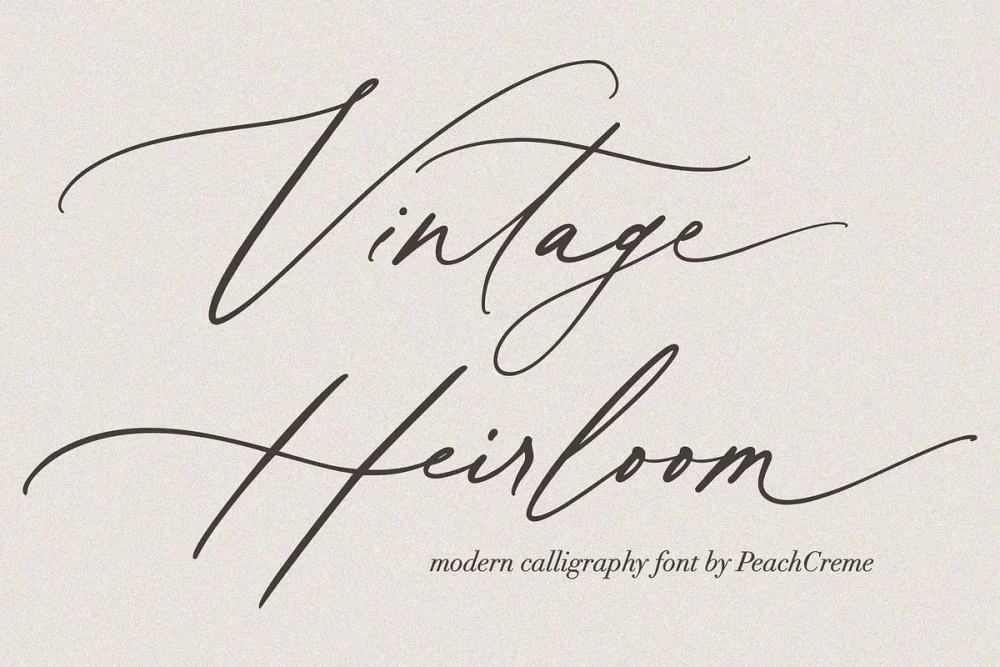 Vintage Heirloom Font