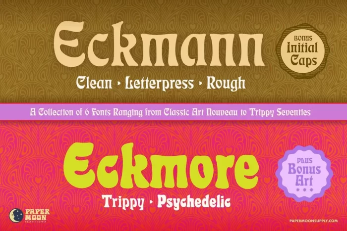 Eckmann and Eckmore Font