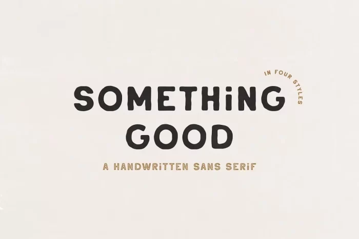 Something Good Font