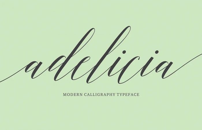 Adelicia Script Font