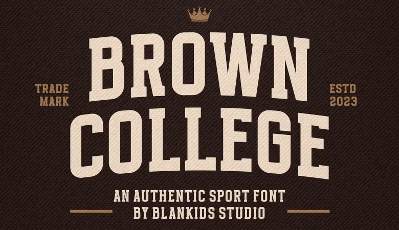 Brown College Font