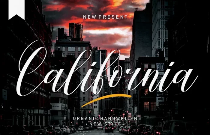 California Script Font