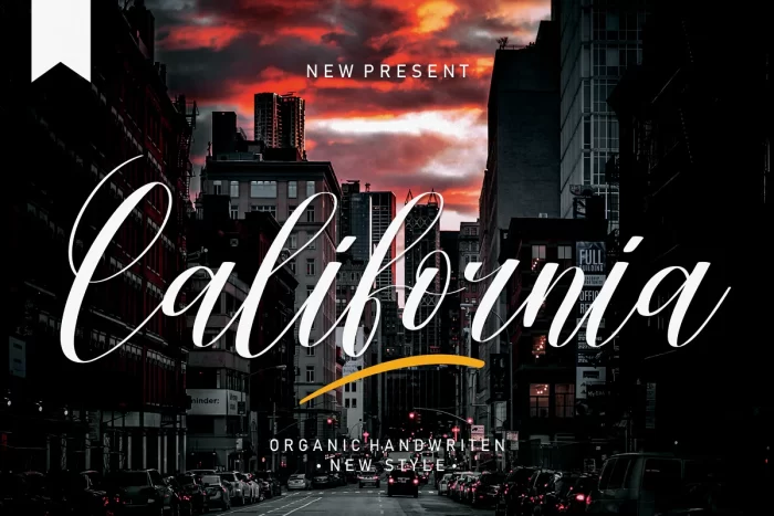 California Script Font