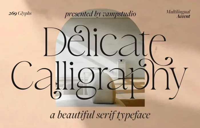 Delicate Calligraphy Font
