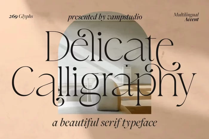 Delicate Calligraphy Font