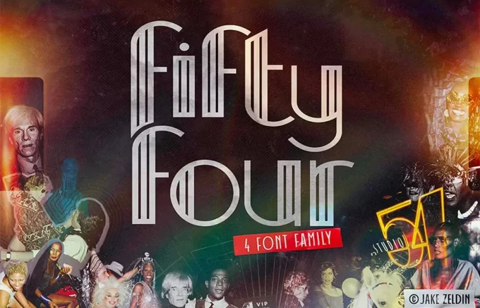 FiftyFour Font