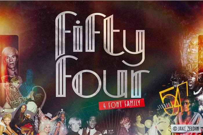 FiftyFour Font