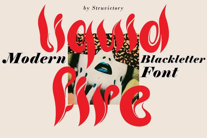 Liquid Fire Font