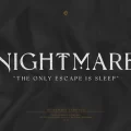 Nightmare Gothic Font