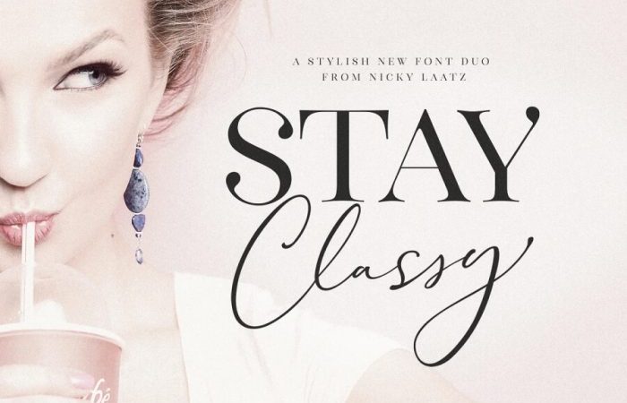 The Stay Classy Font