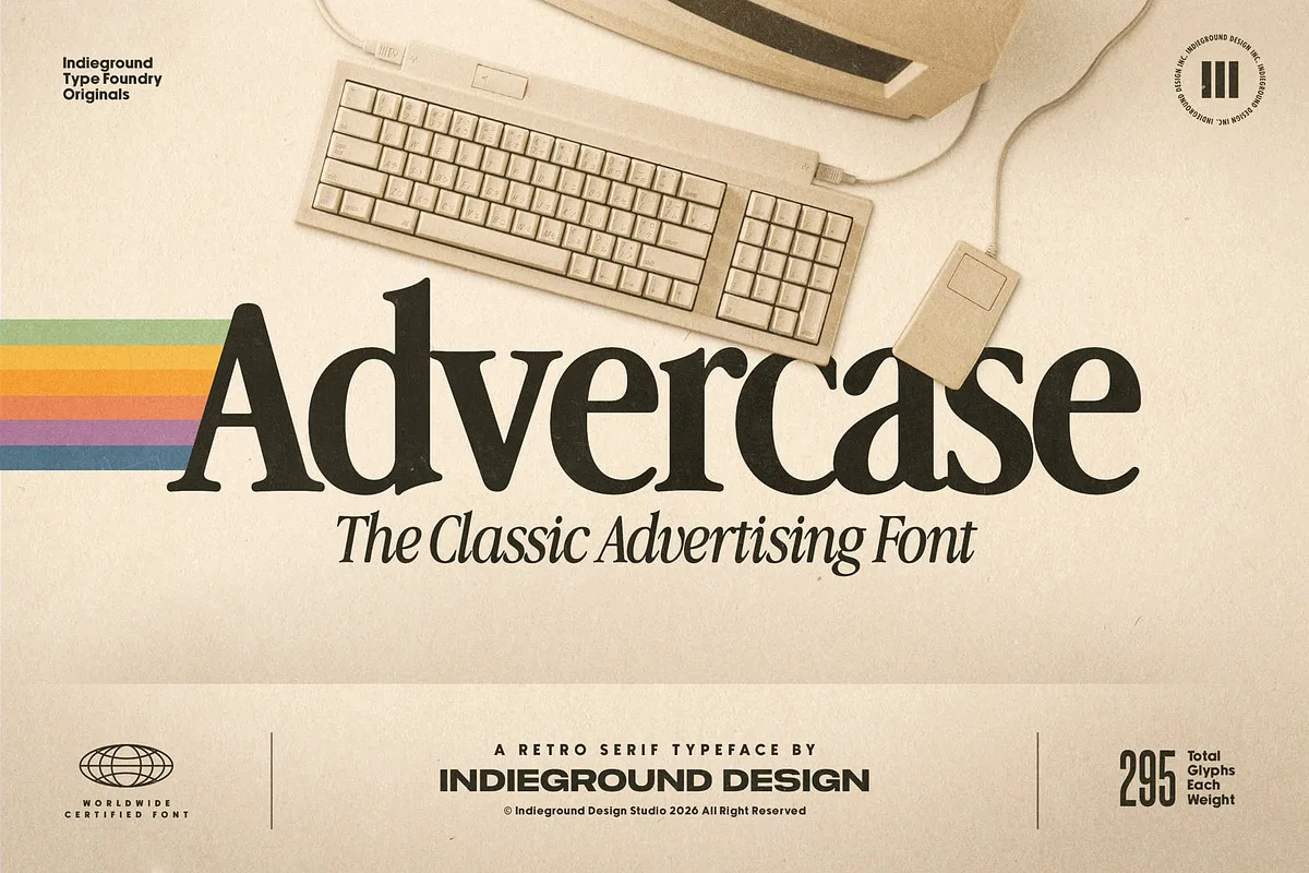 Advercase font preview 1