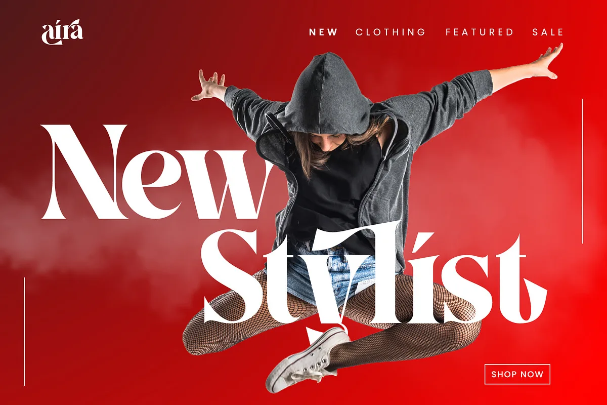 aira font preview 1 Free Download - Fontfreebie