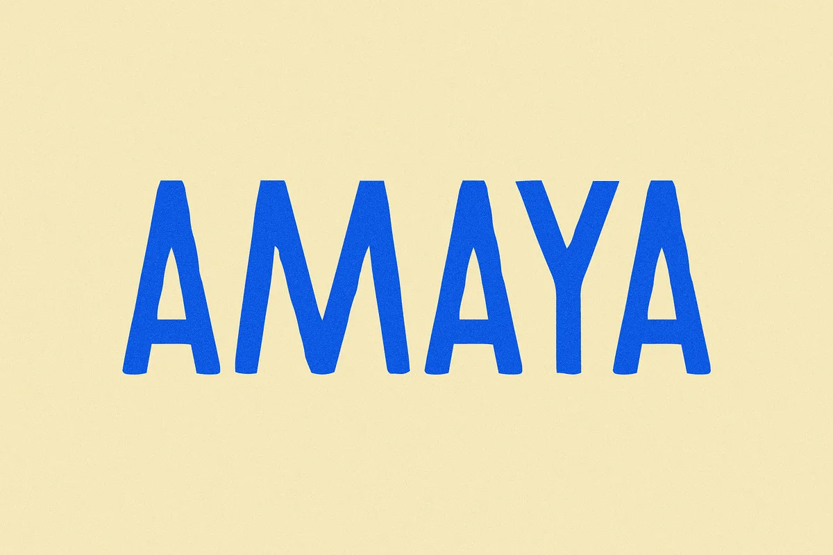 Amaya font preview 1