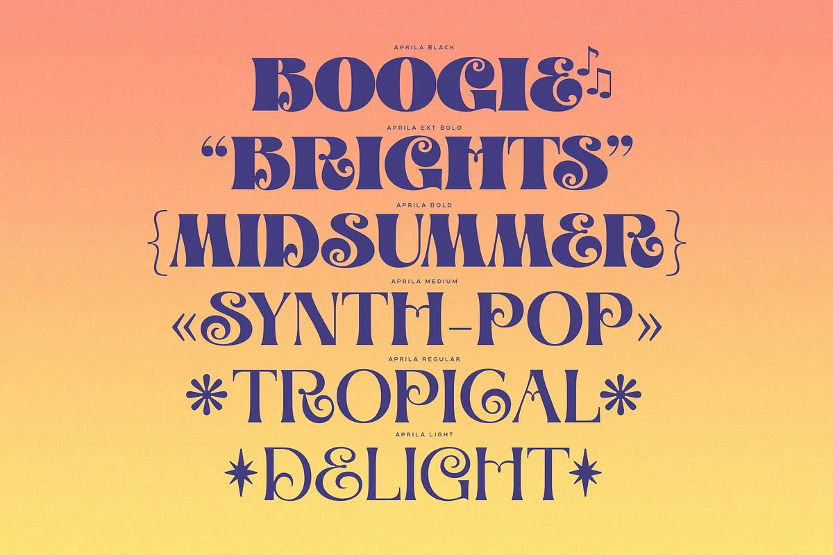 aprila font preview 4 Free Download - Fontfreebie