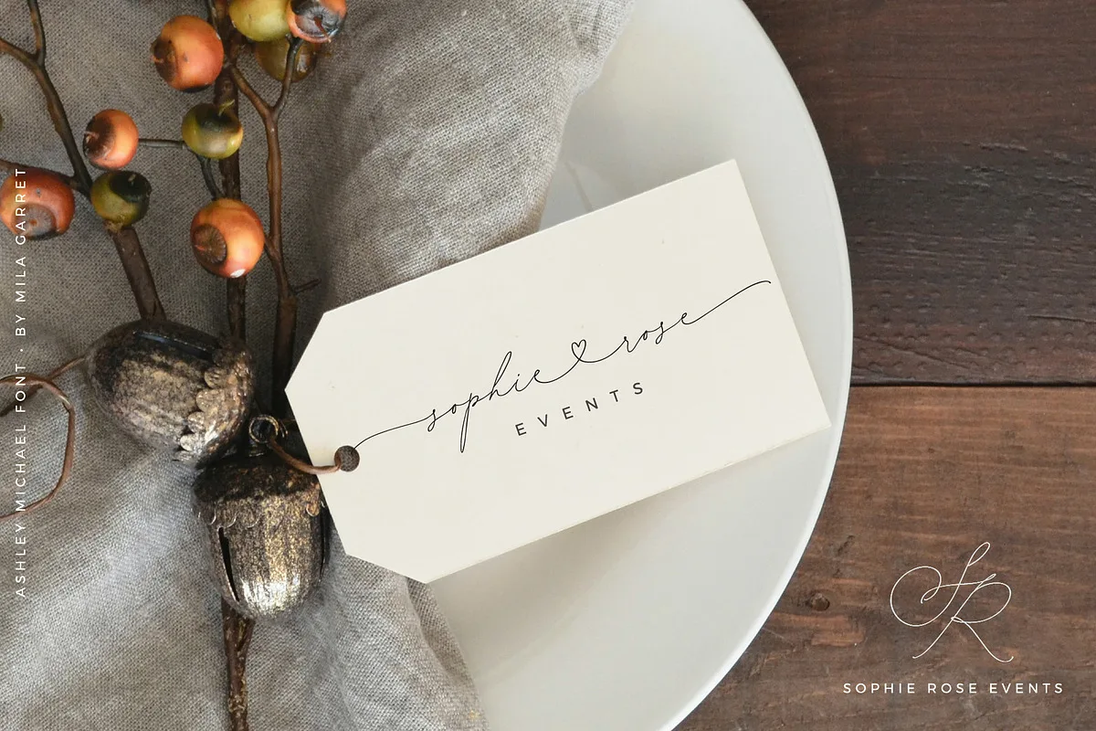 ashley michael font preview 2 Free Download - Fontfreebie