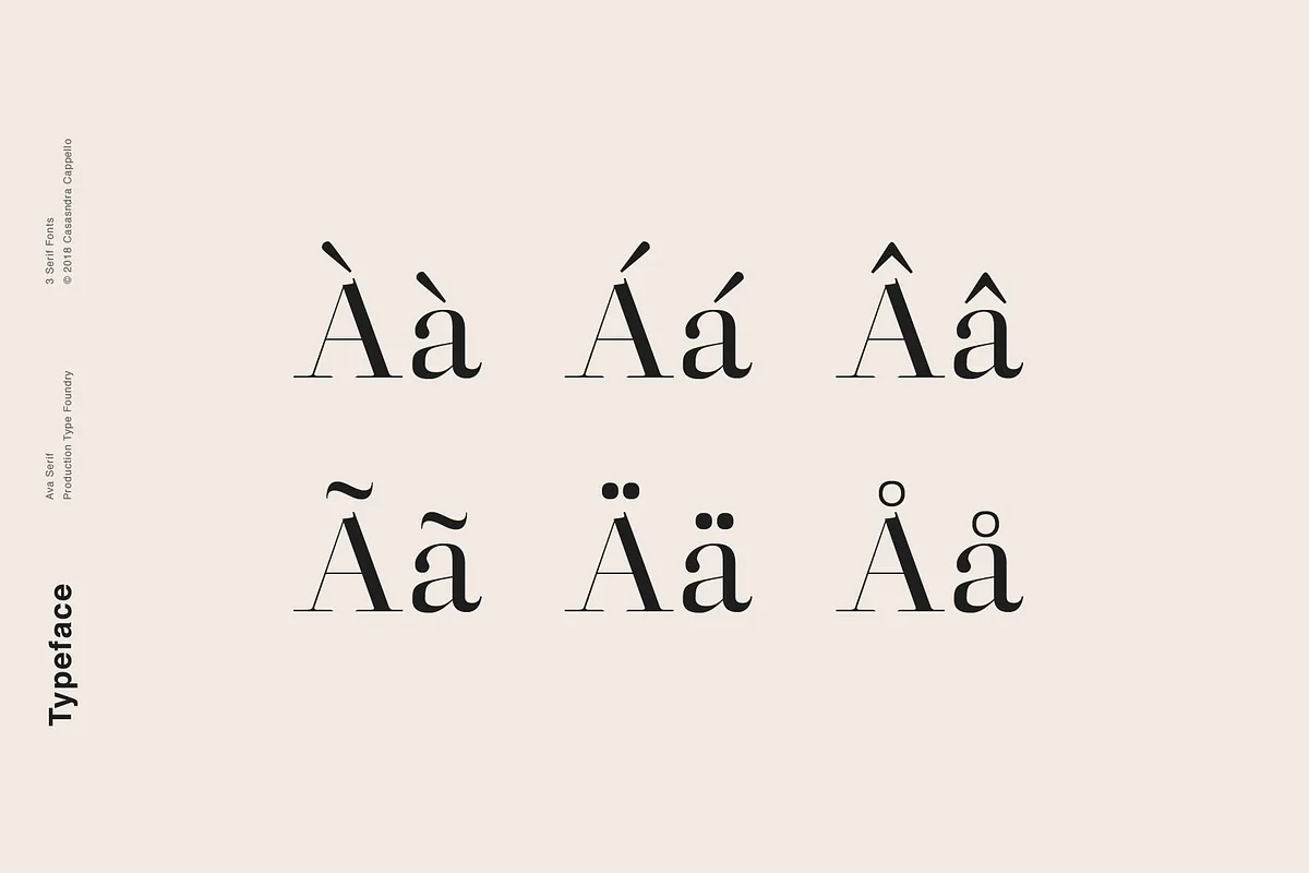 ava font preview 1 Free Download - Fontfreebie