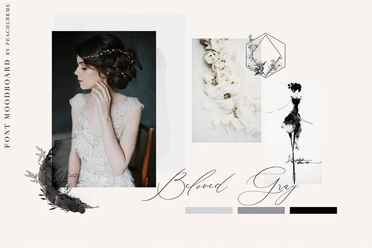 beloved gray font preview 3 Free Download - Fontfreebie
