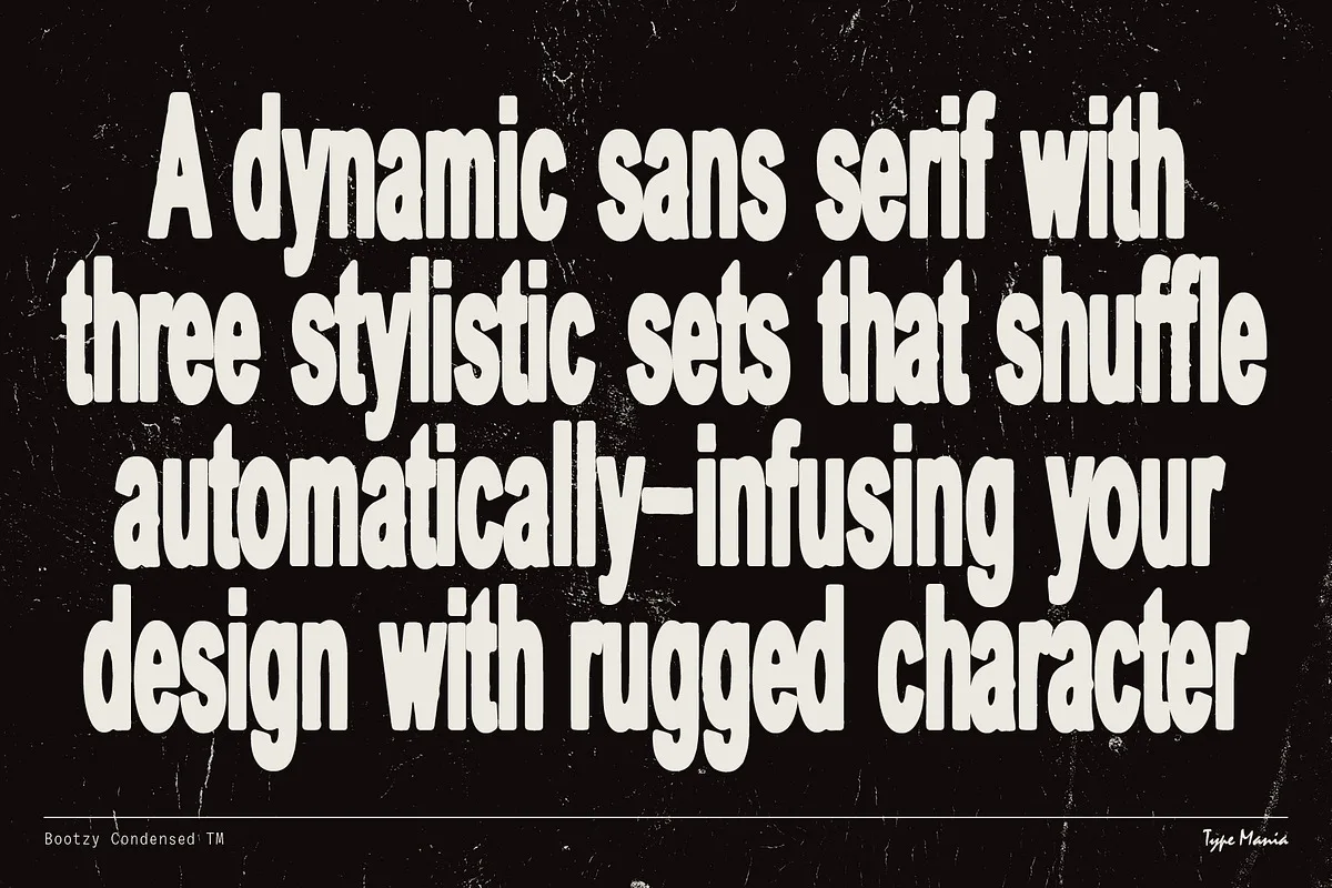 Bootzy Condensed Font Free Download - Fontfreebie bootzy condensed font preview 3 Free Download - Fontfreebie